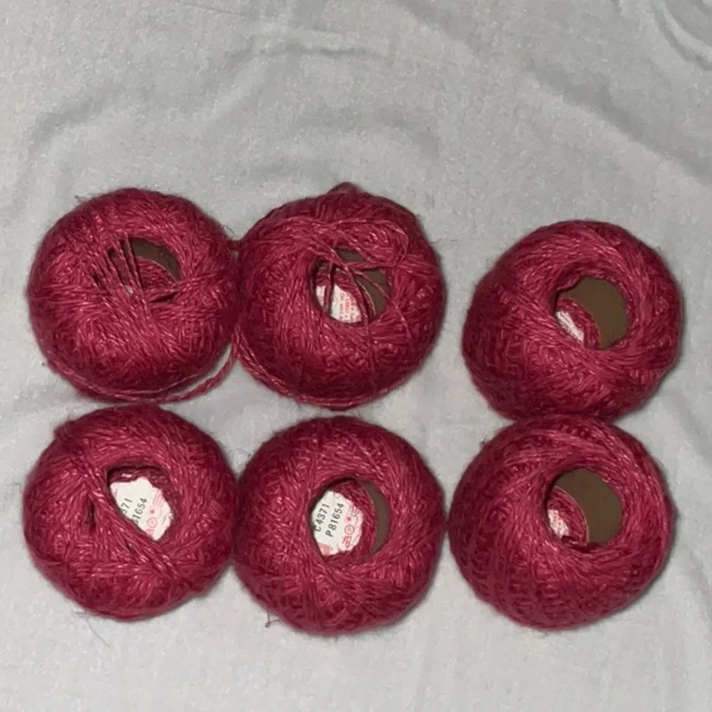 Aarlan Yarn Linen Cotton Rayon Blend Cotolino 50g Lot Of 6 - Picture 4 of 4